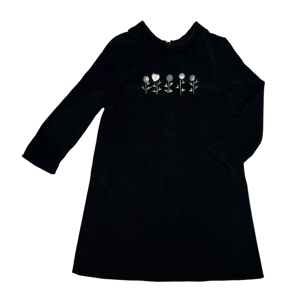 Vintage‎ Chocolate Soup Button Flowers Dress